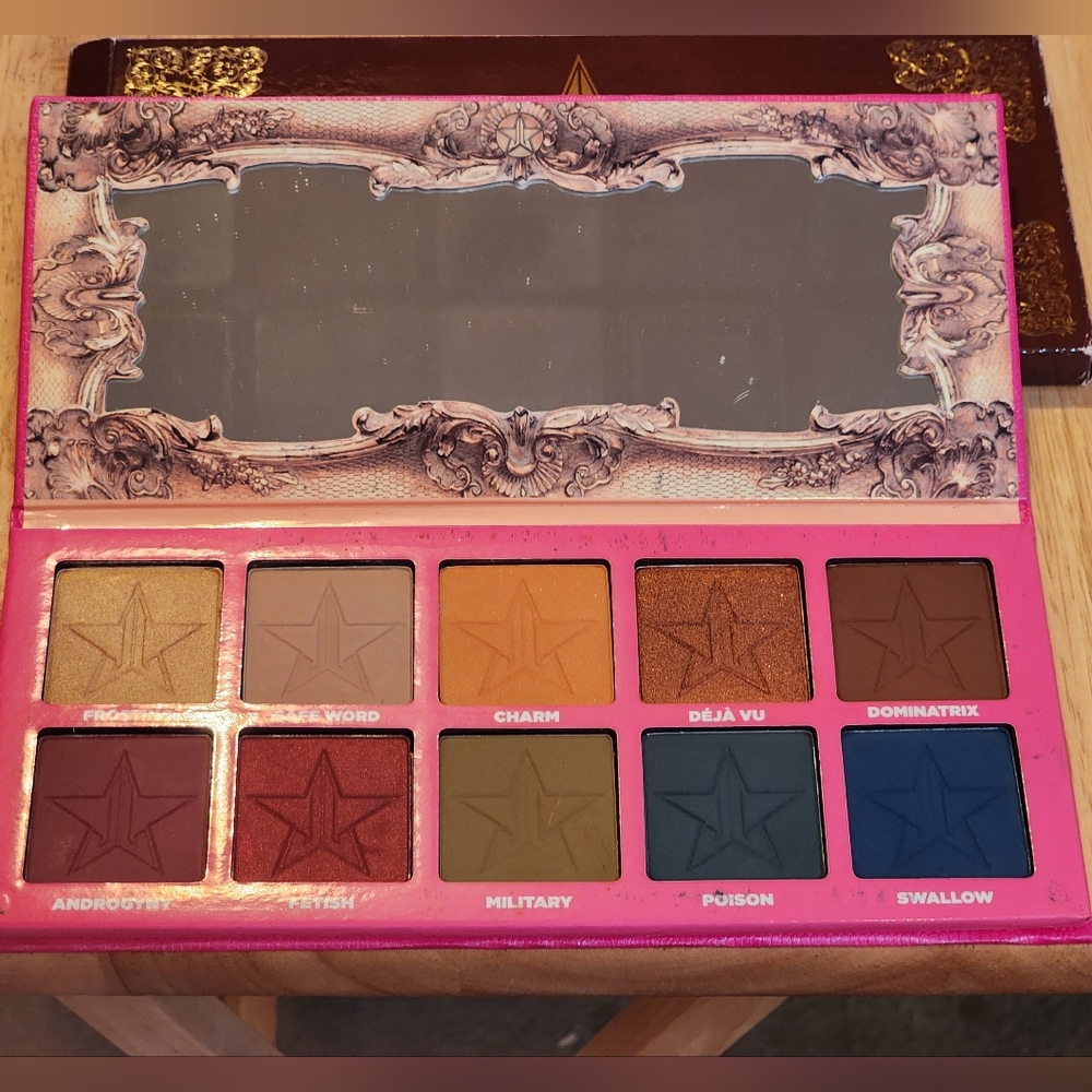 Jeffree Star Cosmetics Androgyny 10 Pan Eye Shadow makeup Palette Full Size NIB